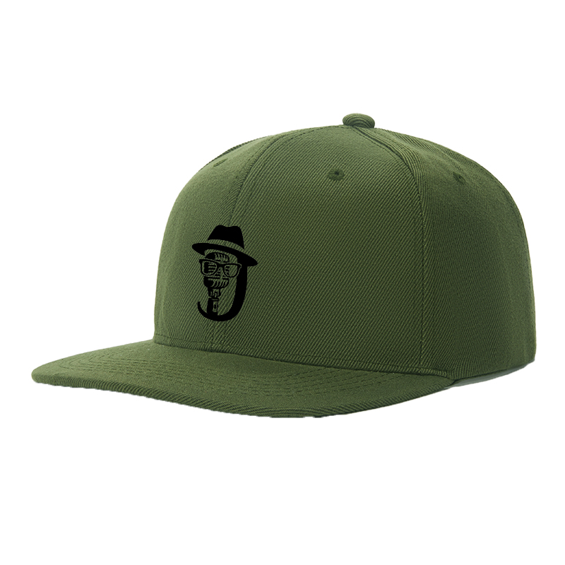 Flat Brim Baseball Cap Skull Face Print Streetwear Underground Skate Style for Basketball Court Skate Park Urban Riders and Hip Hop Artists