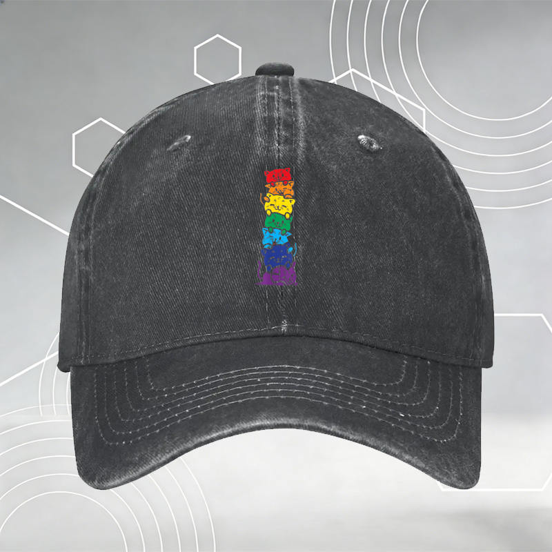 New Baseball Cap with Mushroom Print and 