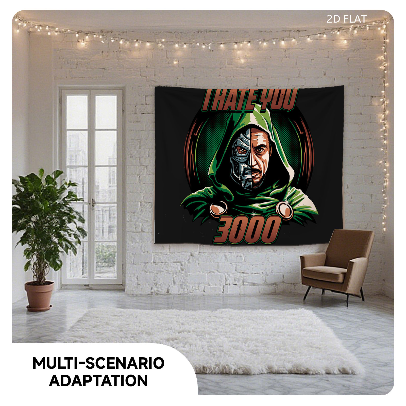 I Hate You 3000: Doctor Doom and Tony Stark Fusion - Tapestry