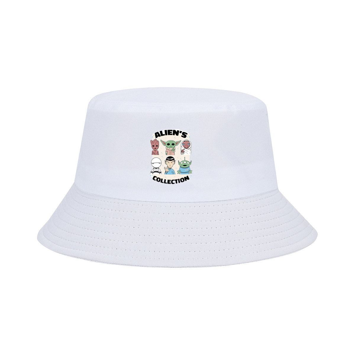 Alien's Collection: Groot, Yoda, Jabba, White Walker, Spock, and Alien - Fisherman's Hat