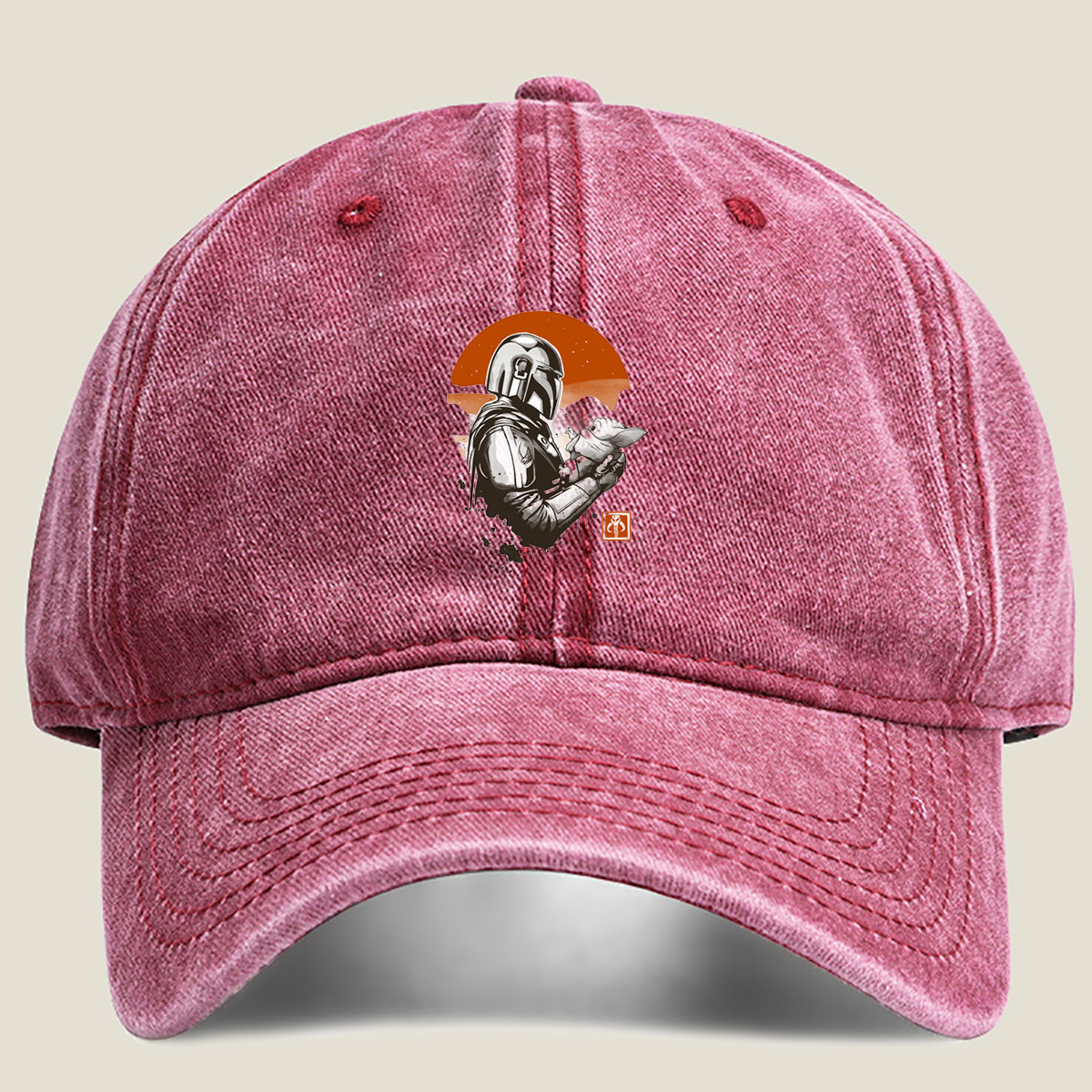 The Mandalorian and Grogu Under the Sunset - Hat