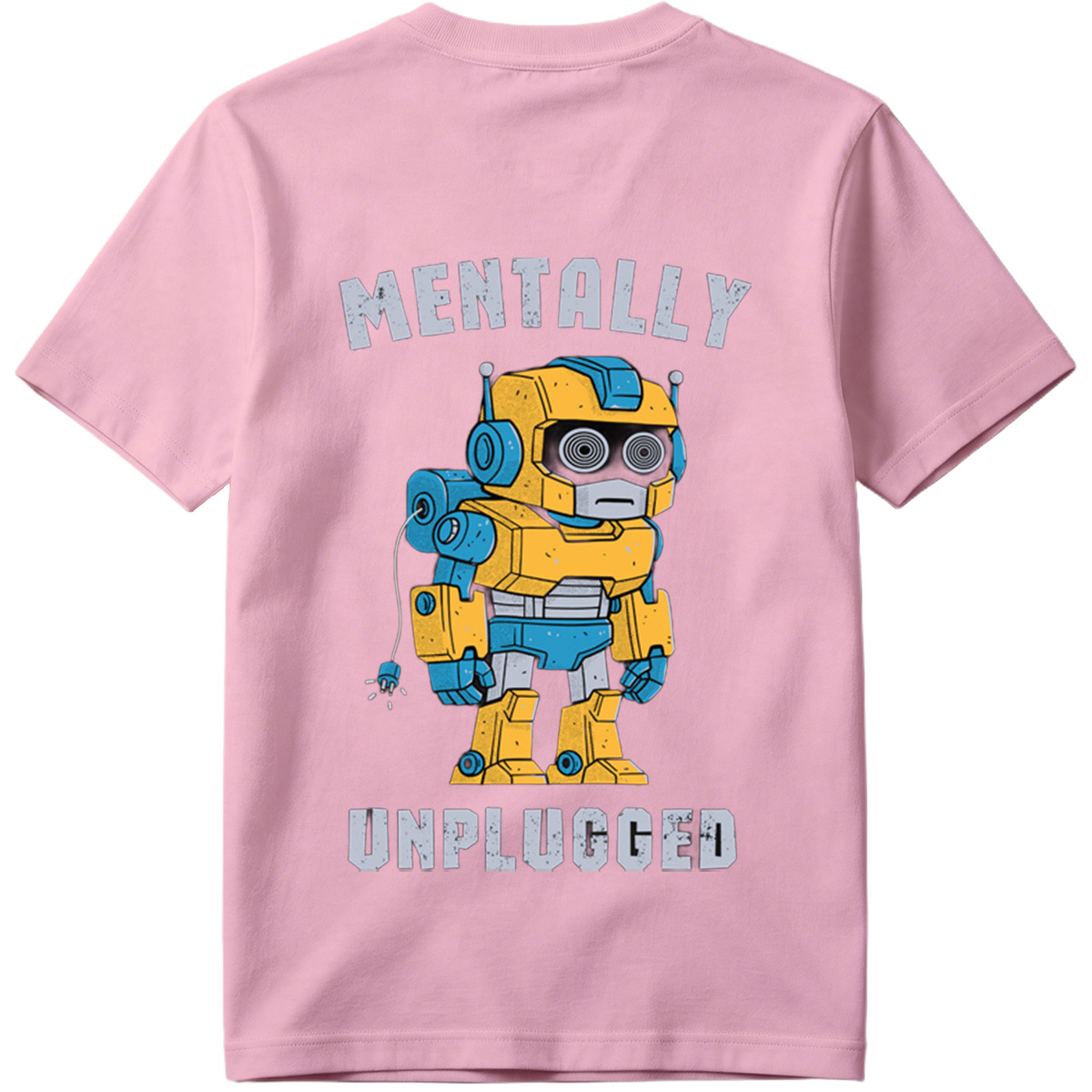 Mentally Unplugged Robot Design - Tee