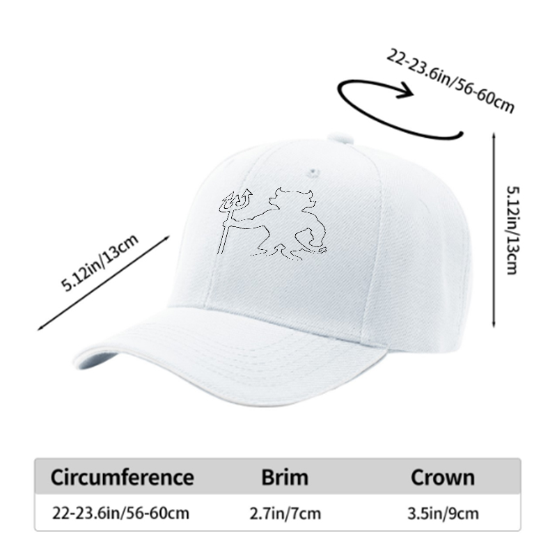 Unisex Classic Sandwich Hat with Star Pattern and 