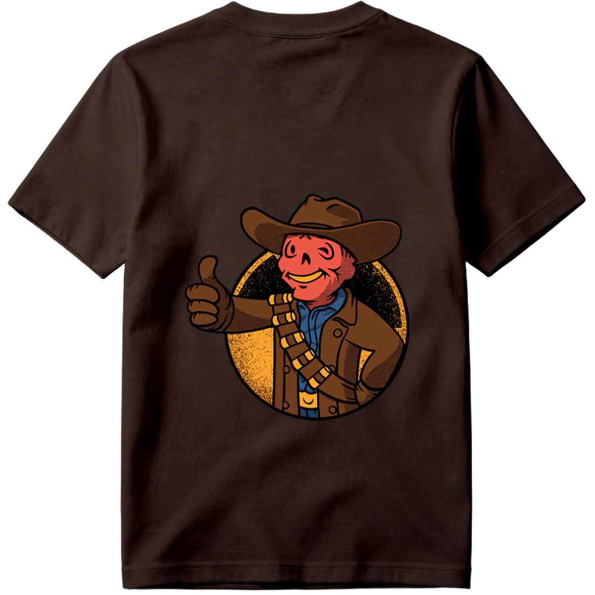 Cowboy Skeleton Thumbs Up - Tee