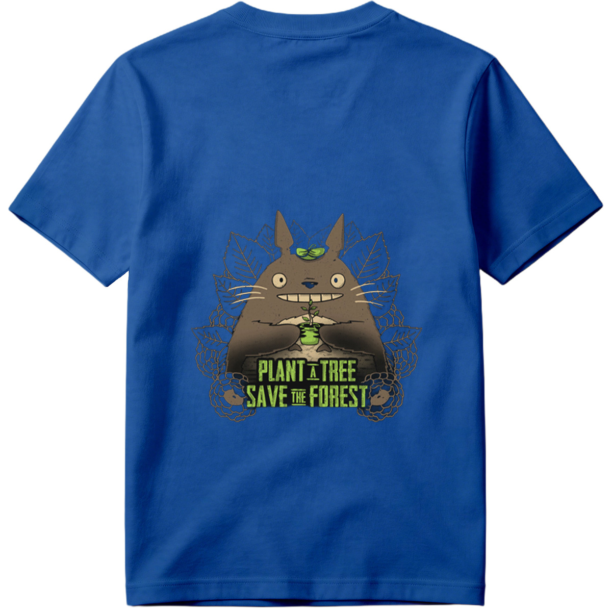 Totoro Plant a Tree Save the Forest - Tee