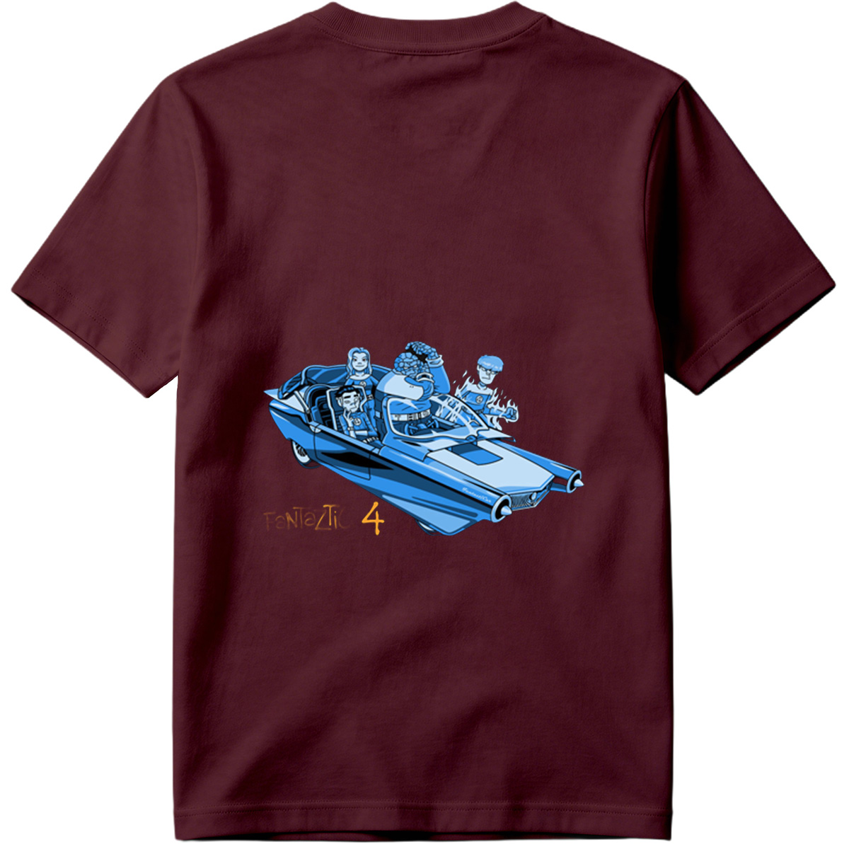 Fantastic Four in the Futuristic Car - Tee
