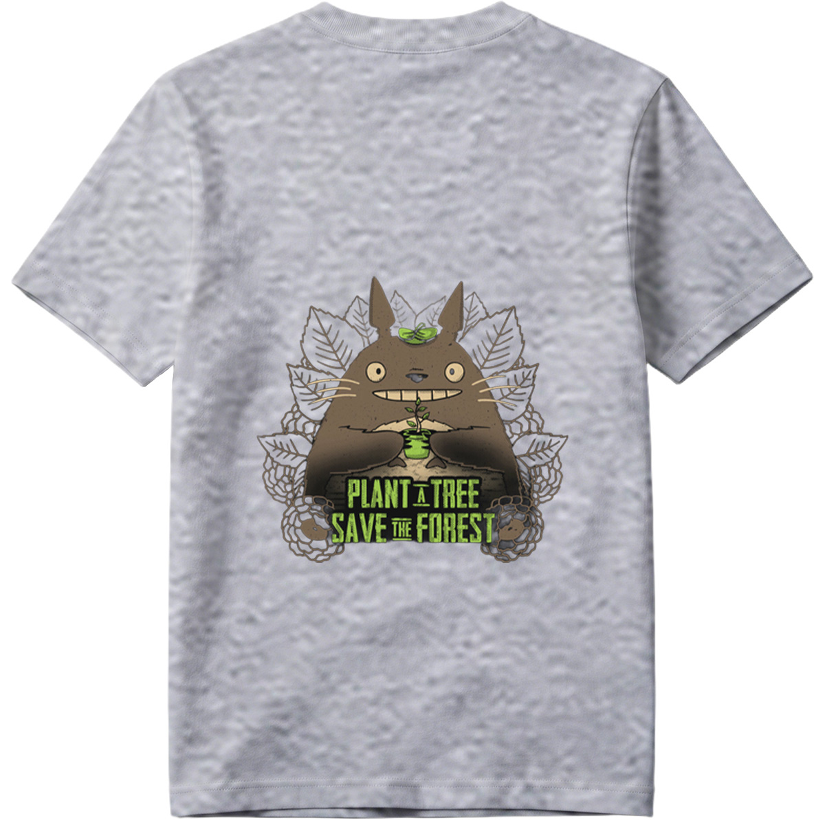 Totoro Plant a Tree Save the Forest - Tee