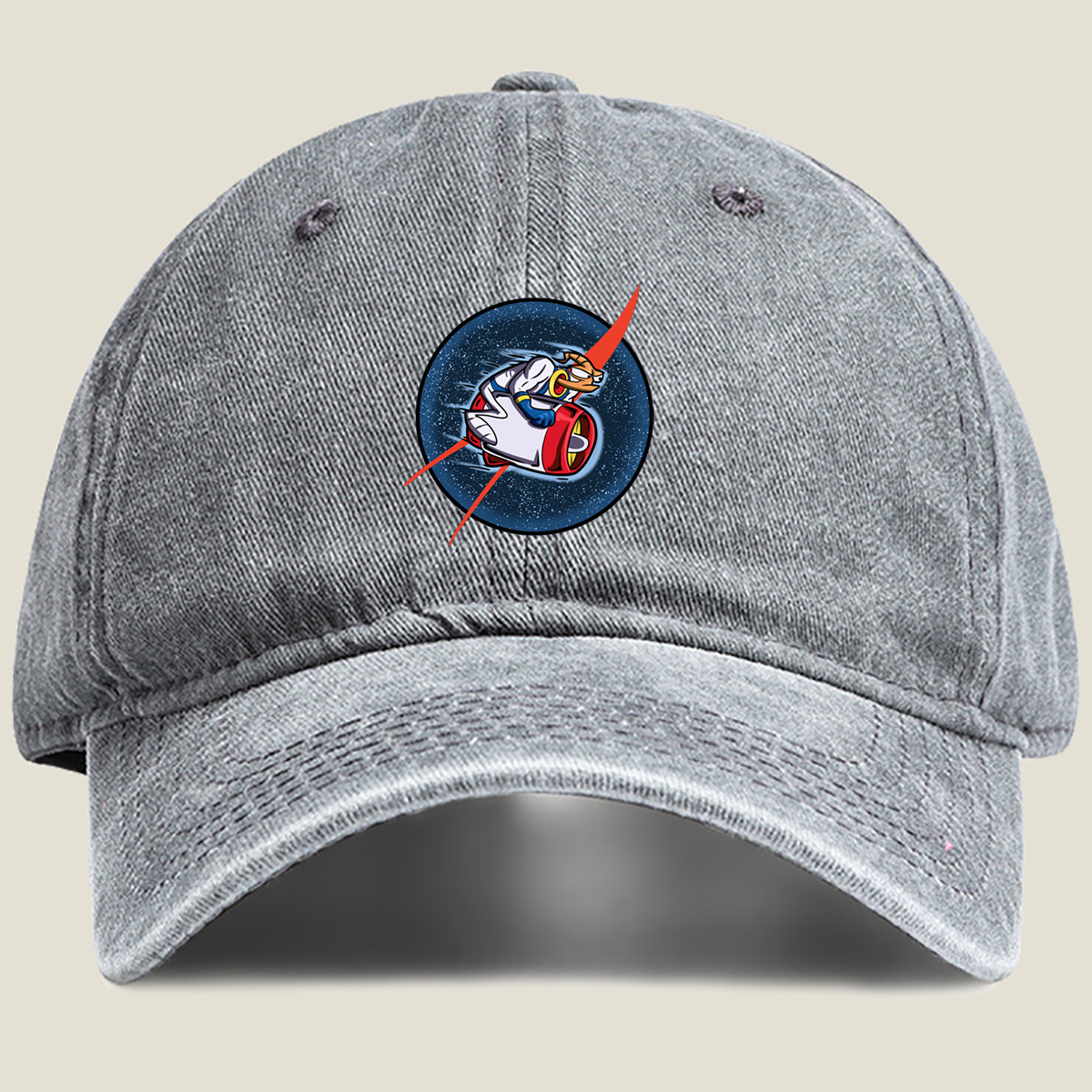 Duck Dodgers in Space - Washed Denim - Baseball Cap