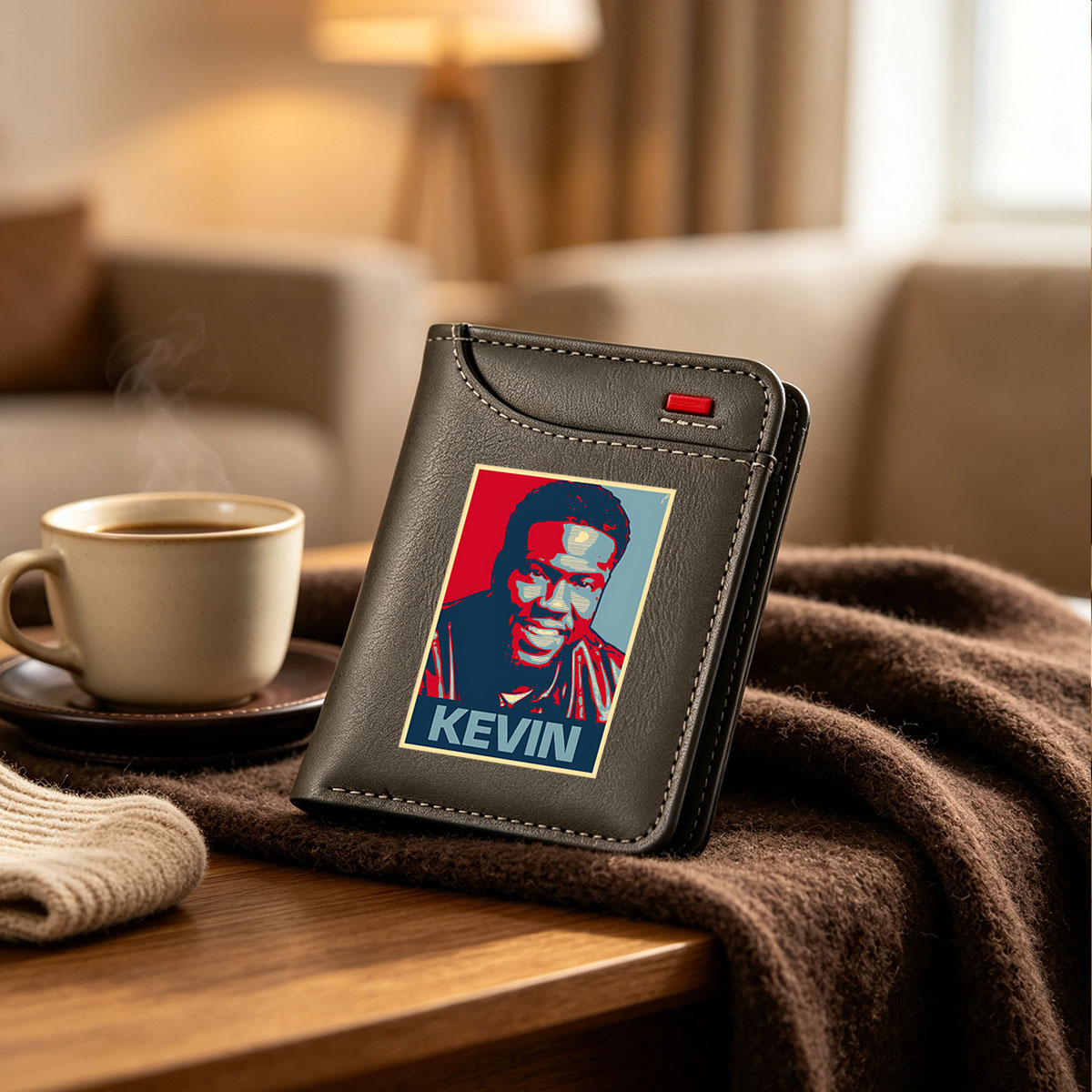 Kevin Durant Portrait in Pop Art Style - Vertical Style Wallet