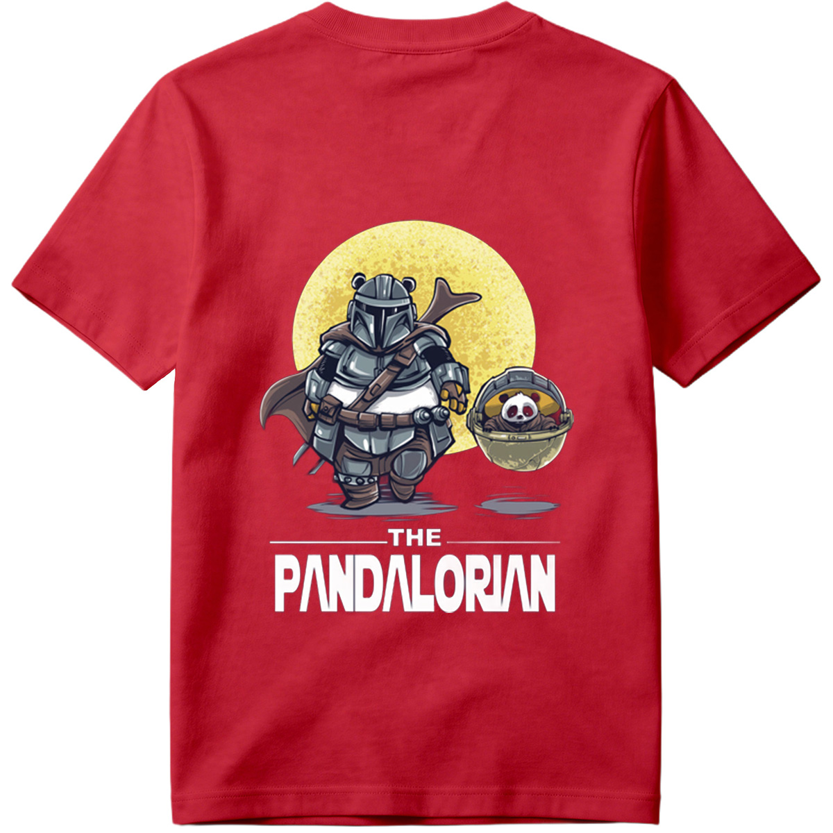 The Mandalorian with Panda Baby - Tee