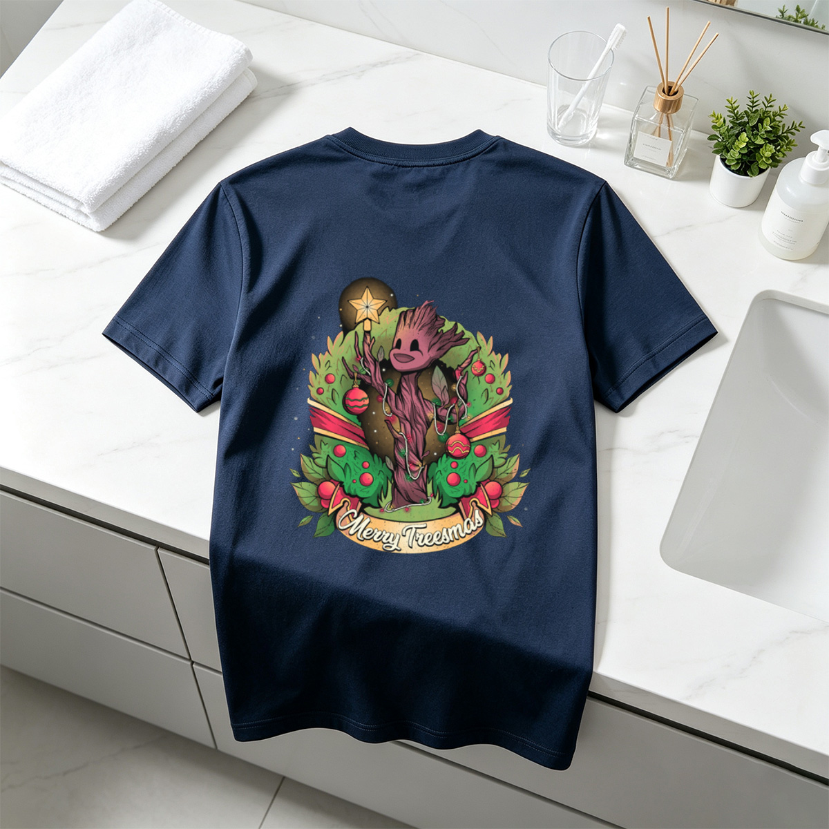 Guardians of the Galaxy: Groot Merry Treesmas - Tee