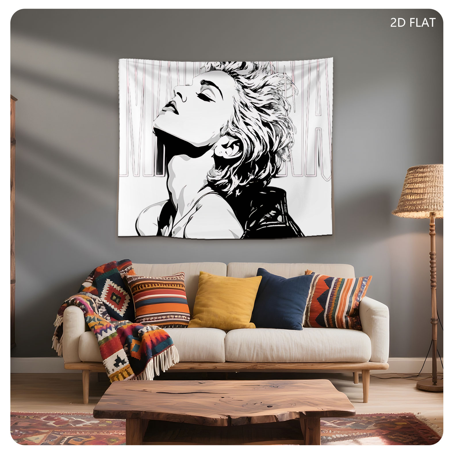 Madonna: Iconic Pop Star Portrait - Tapestry