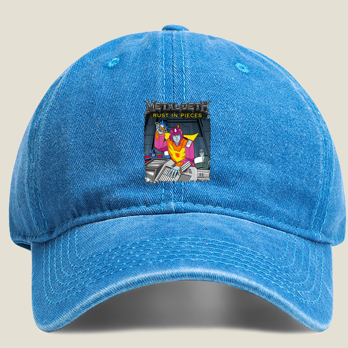 Transformers x Metallica: Rust in Pieces - Washed Denim - Baseball Cap