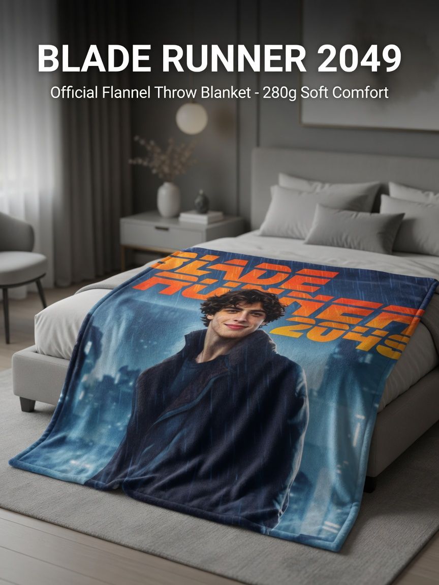 Custom Photo Face Flannel Blanket Personalized Soft Fleece Throw Ideal Warm Keepsake Gift for Bed Couch and Travel