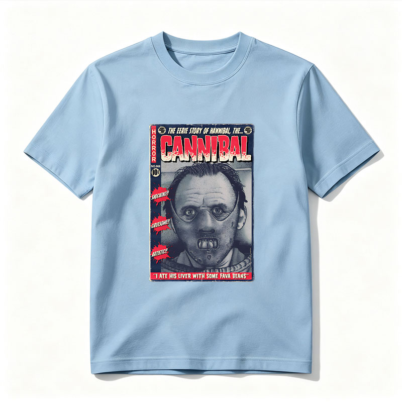 Hannibal Lecter Horror Comic Cover: 