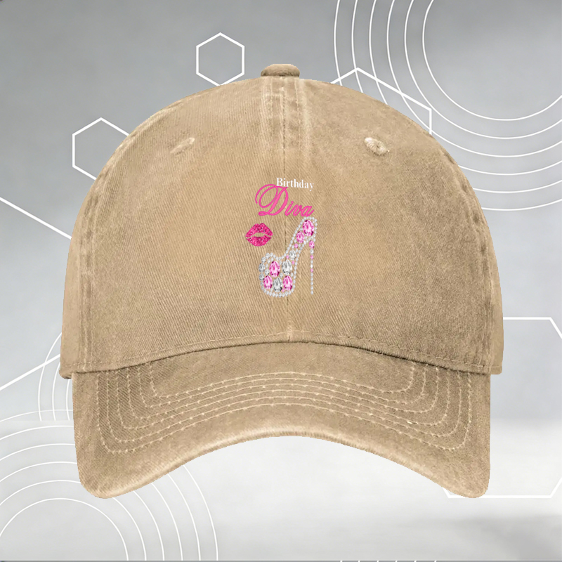 New Baseball Cap with Cute Sleeping Chihuahua Print 