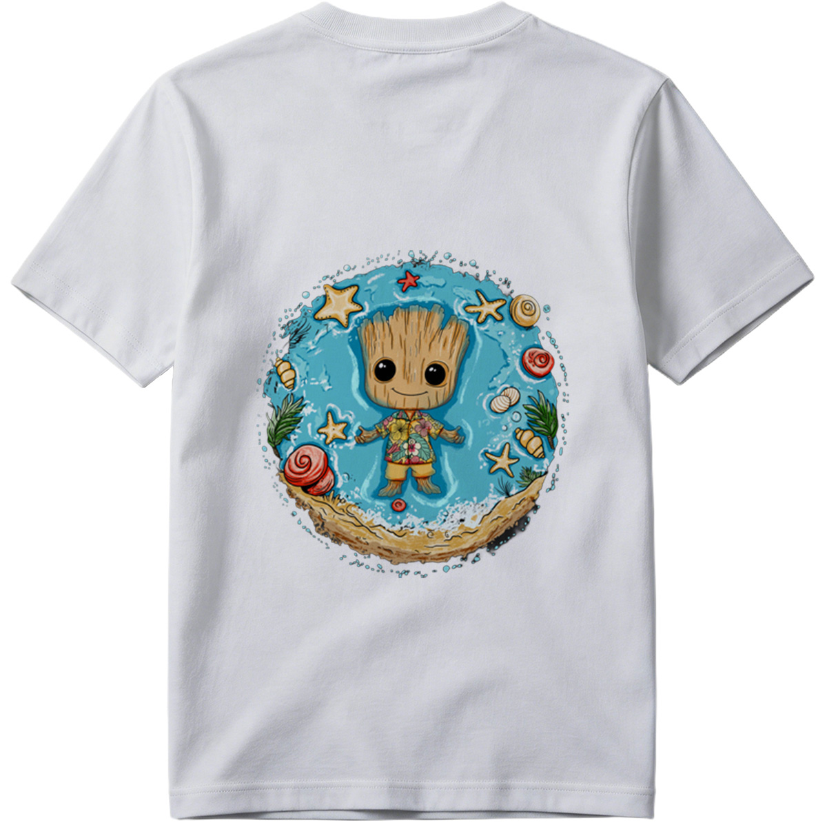 Guardians of the Galaxy - Baby Groot at the Beach - Tee