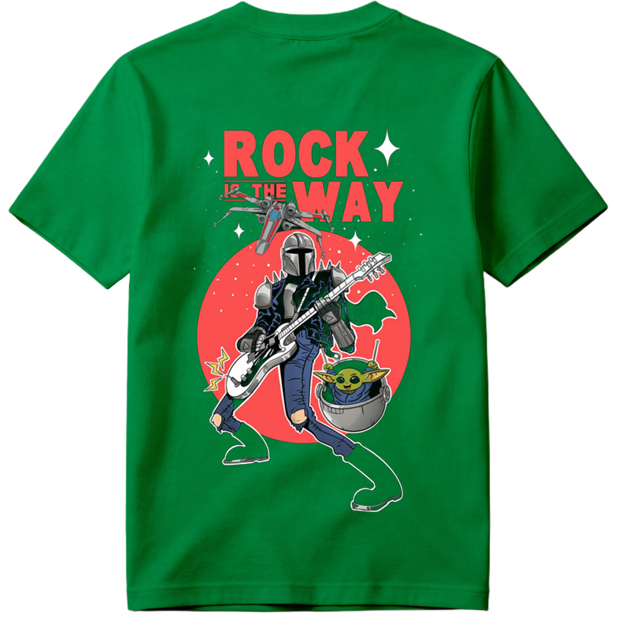 The Mandalorian & Grogu Rock Star Design - Tee