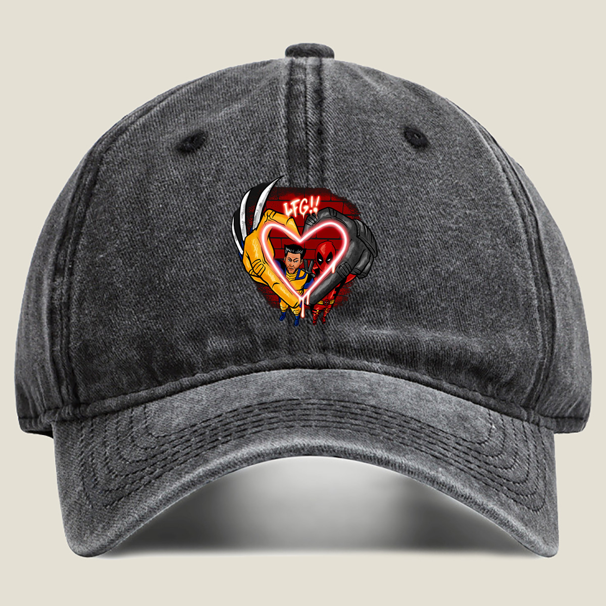 Wolverine and Deadpool: LFG! - Washed Denim - Baseball Cap