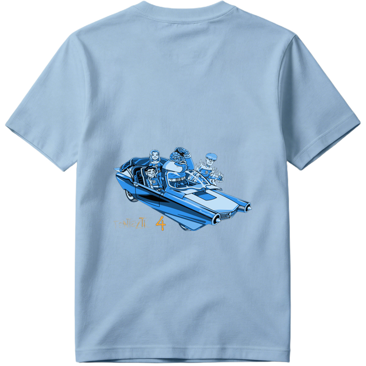 Fantastic Four in the Futuristic Car - Tee