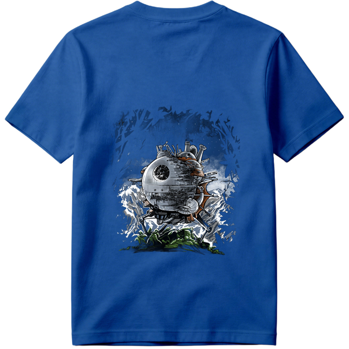 Steampunk Death Star in the Forest - Tee