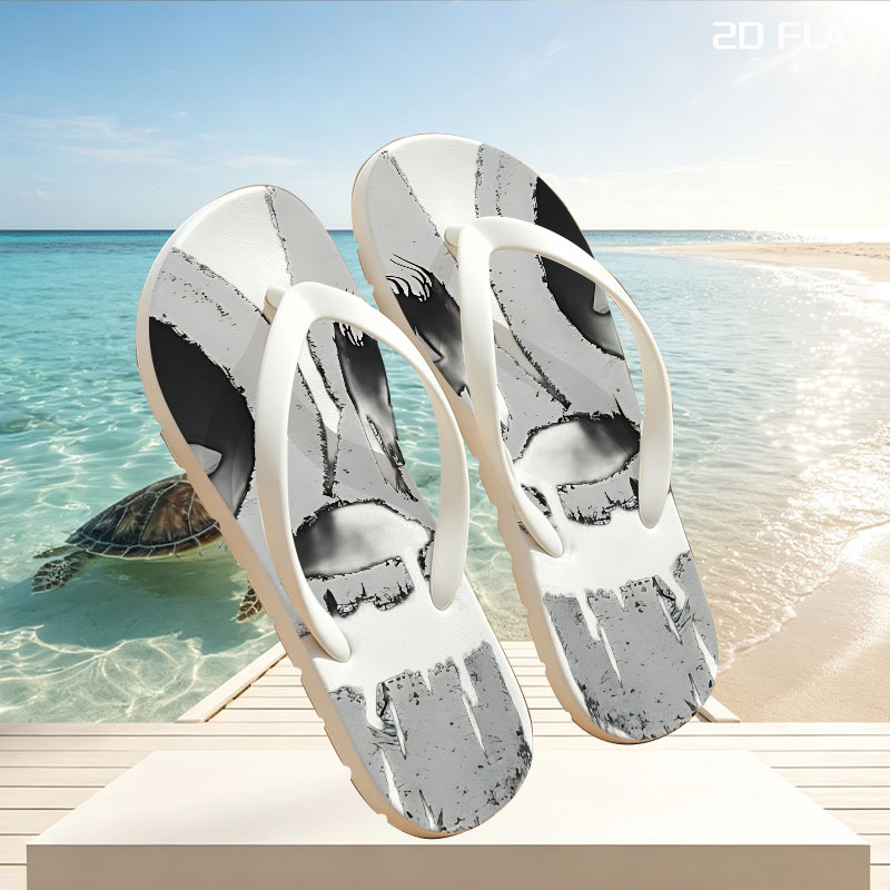 Jack Skellington from The Nightmare Before Christmas -  flip-flops