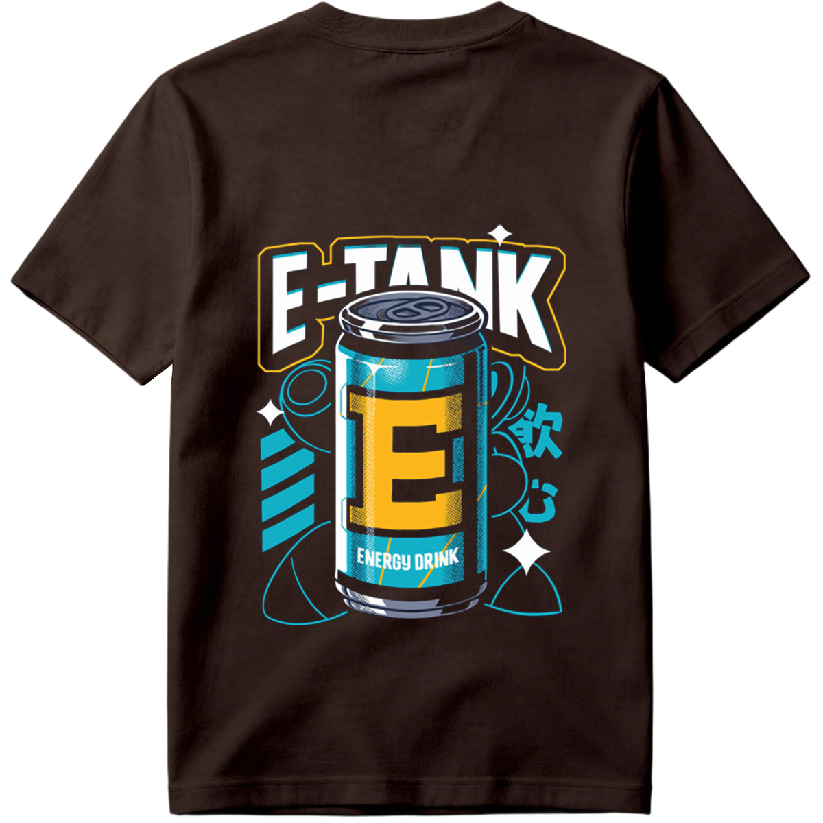 E-Tank Energy Drink Can Design - Tee