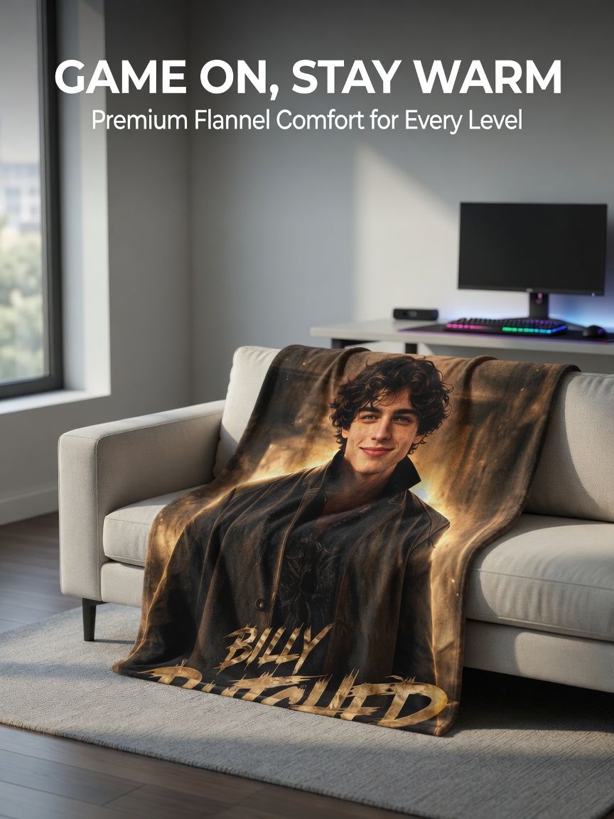 Custom Photo Portrait Flannel Fleece Blanket Personalized Ultra Soft Anti Pilling Throw for Couch Bed Travel Warm Gift