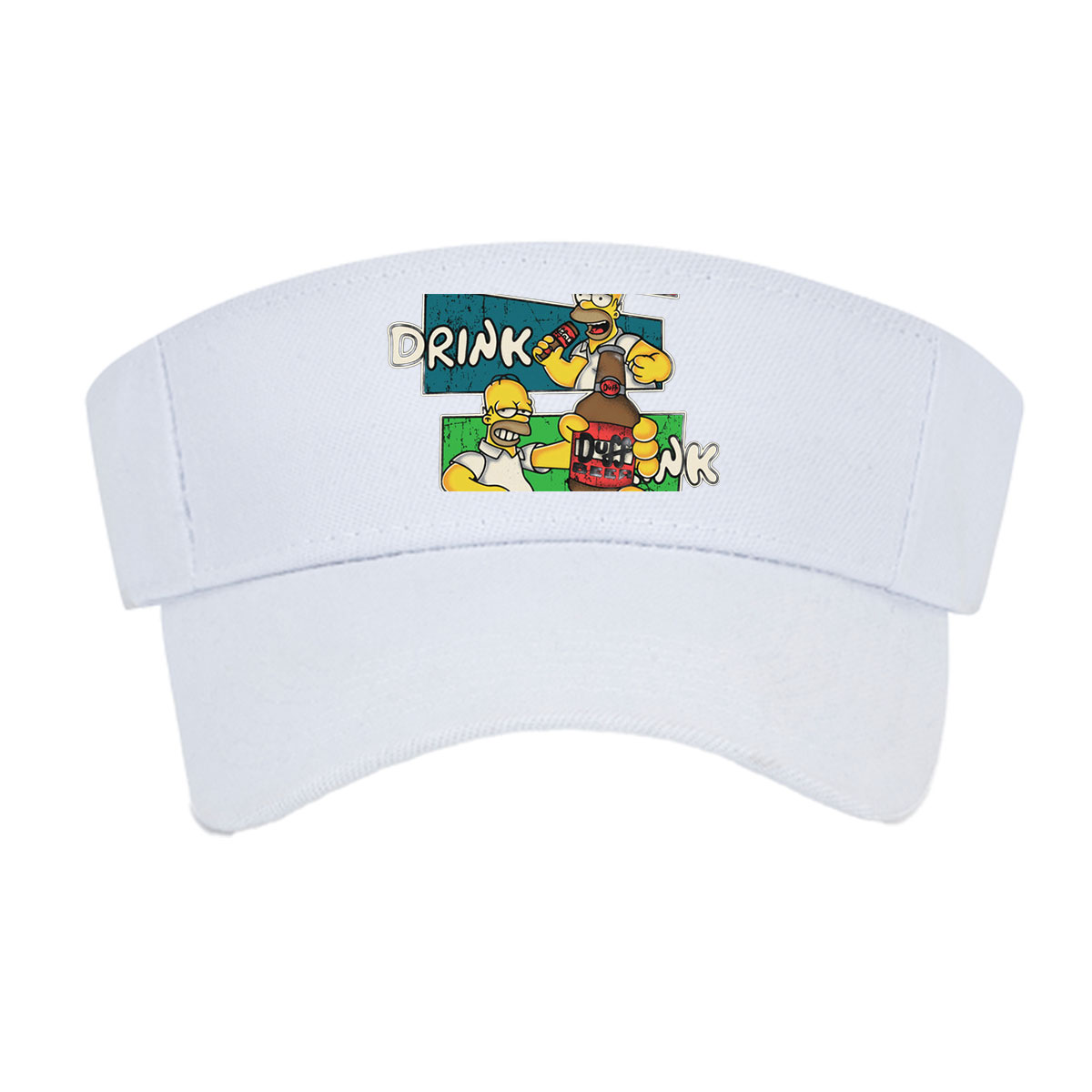 Homer Simpson Drinks Duff Beer: Drink, Drink, Repeat -  Visor cap