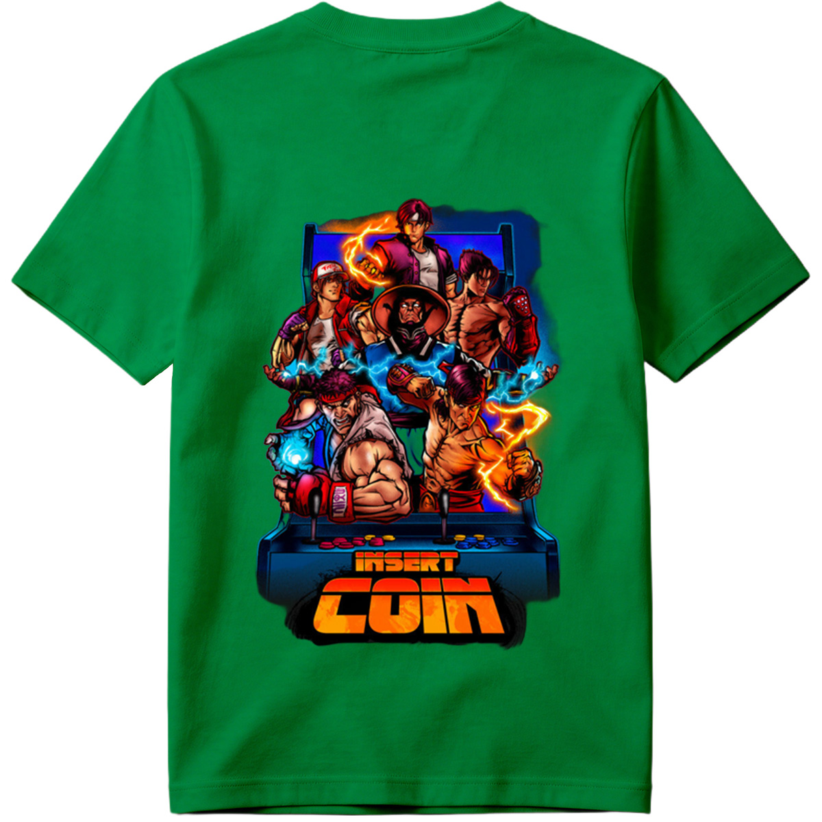 Street Fighter: Ryu, Ken, Chun-Li, Guile, Zangief, M. Bison - Tee