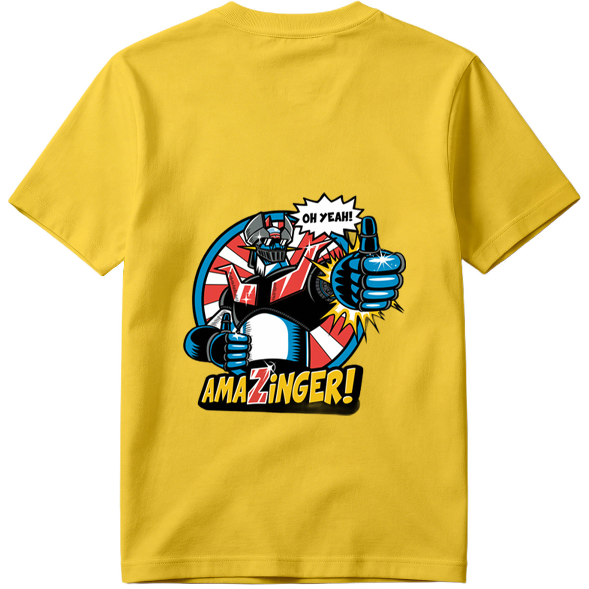 Amazinger! - Robot Hero with Thumbs Up - Tee