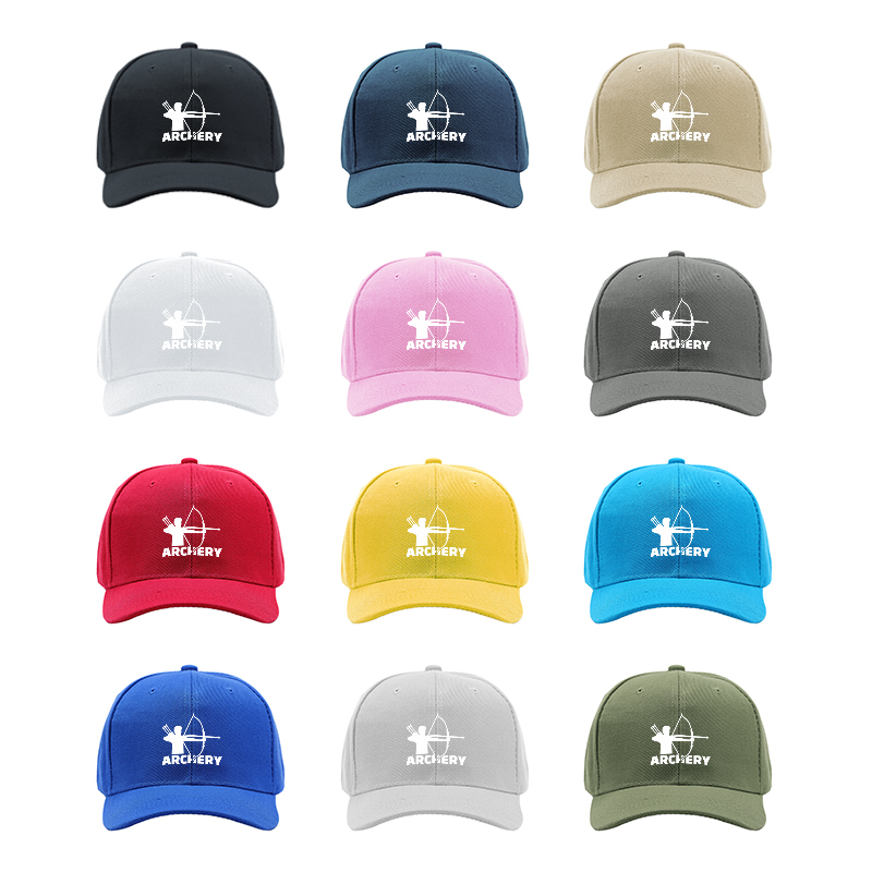 1pc New Baseball Cap with Archery Print and Bold Lettering Unisex Adjustable Hat for Outdoor Sports and Casual Wear Suitable for Adults Who Love Adventure and Active Lifestyle