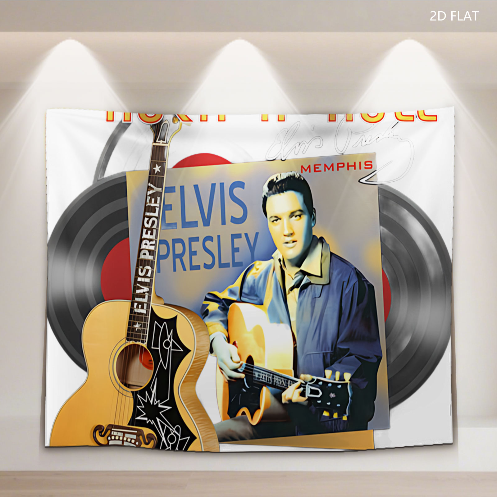 Elvis Presley: The King of Rock-N-Roll at Graceland, Memphis, Tennessee - Tapestry