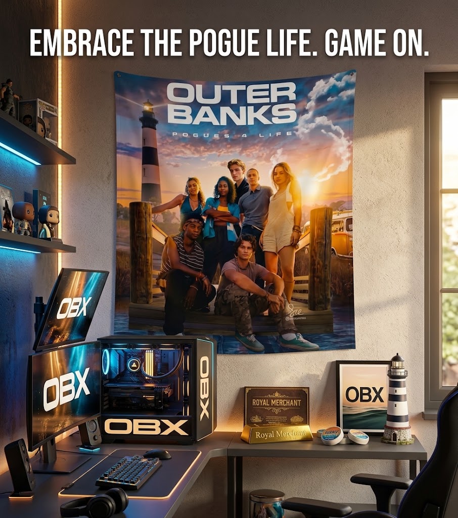 Custom Face Blanket Outer Banks Pogues 4 Life Flannel Blanket Perfect for Fans of the Series Ideal Gift or Giveaway for Teen TV Show Enthusiasts