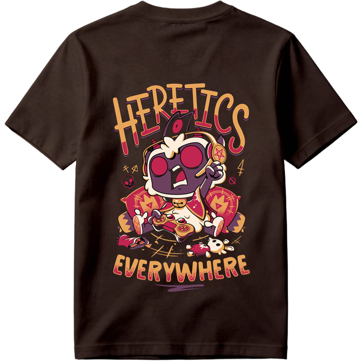 Heretics Everywhere: A Gaming Character Adventure - Tee