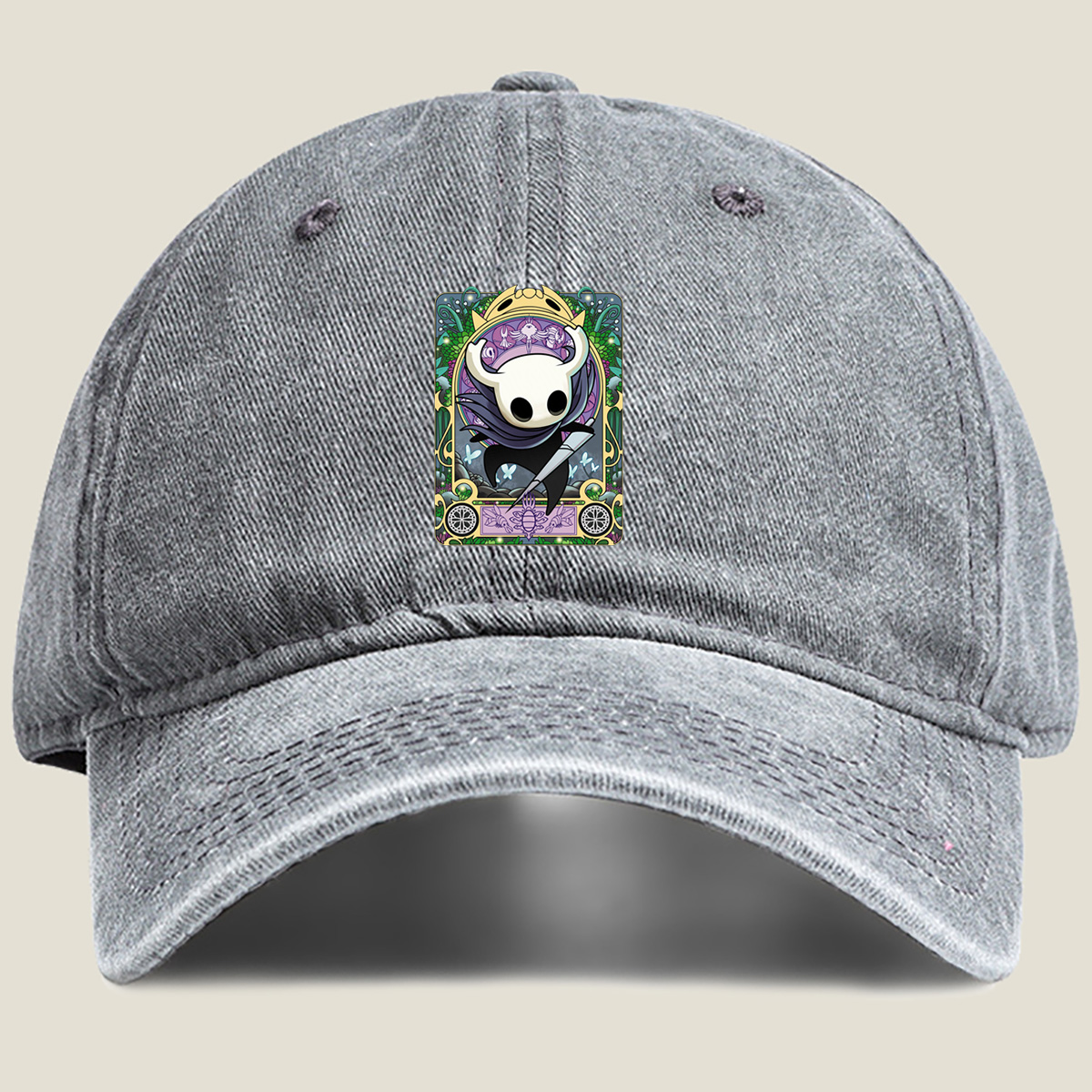 Hollow Knight: The Knight and the Queen - Washed Denim - Baseball Cap
