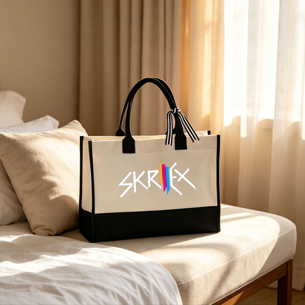 Skrillex Logo Featuring Colorful 