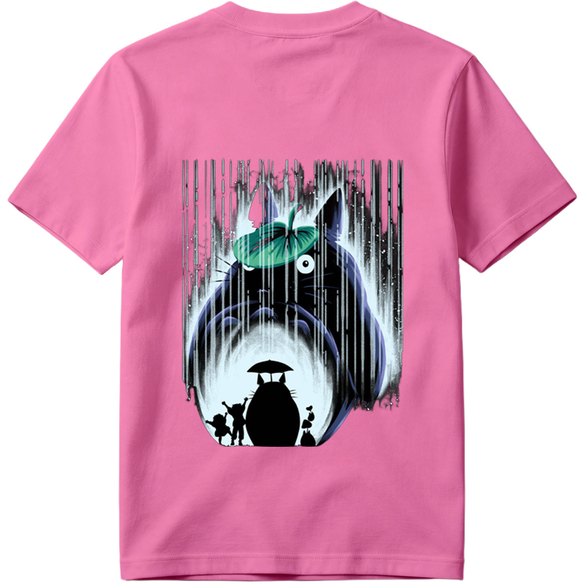 Totoro and Friends in the Rain - Tee