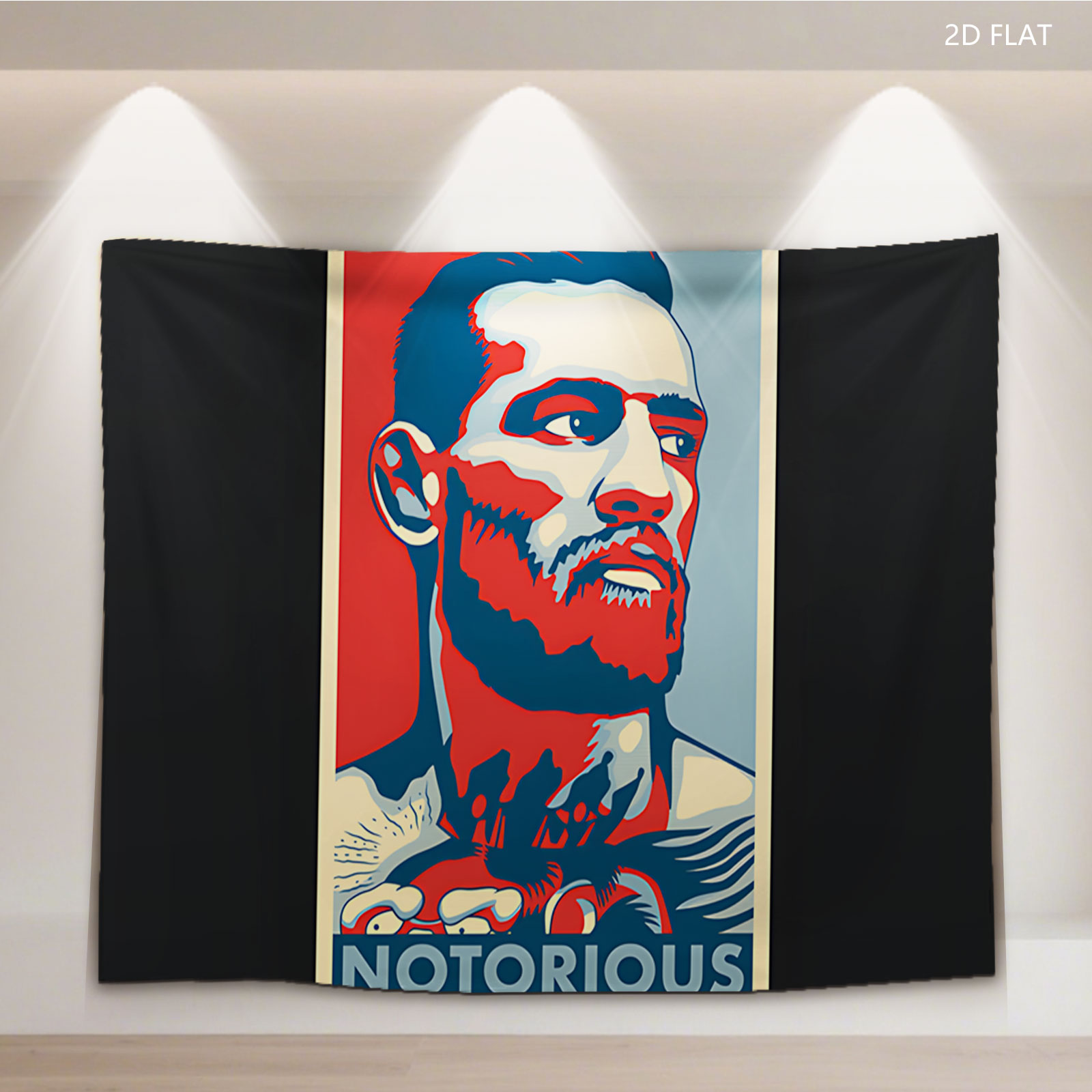 Conor McGregor Notorious UFC Fighter Poster - Tapestry
