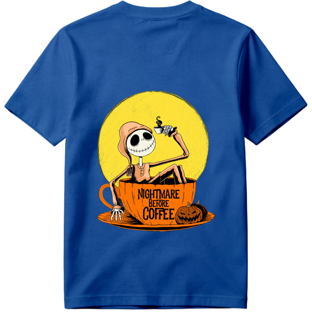 Jack Skellington in Coffee Cup - Nightmare Before Coffee - Tee