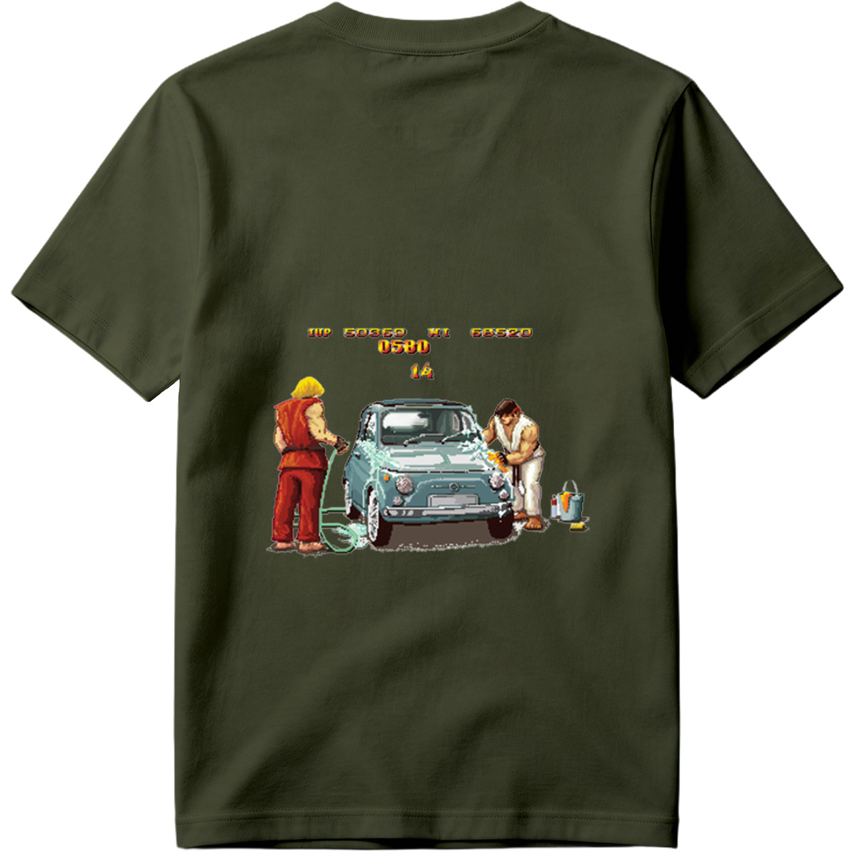 Street Fighter: Ryu and Ken Wash Car - Tee