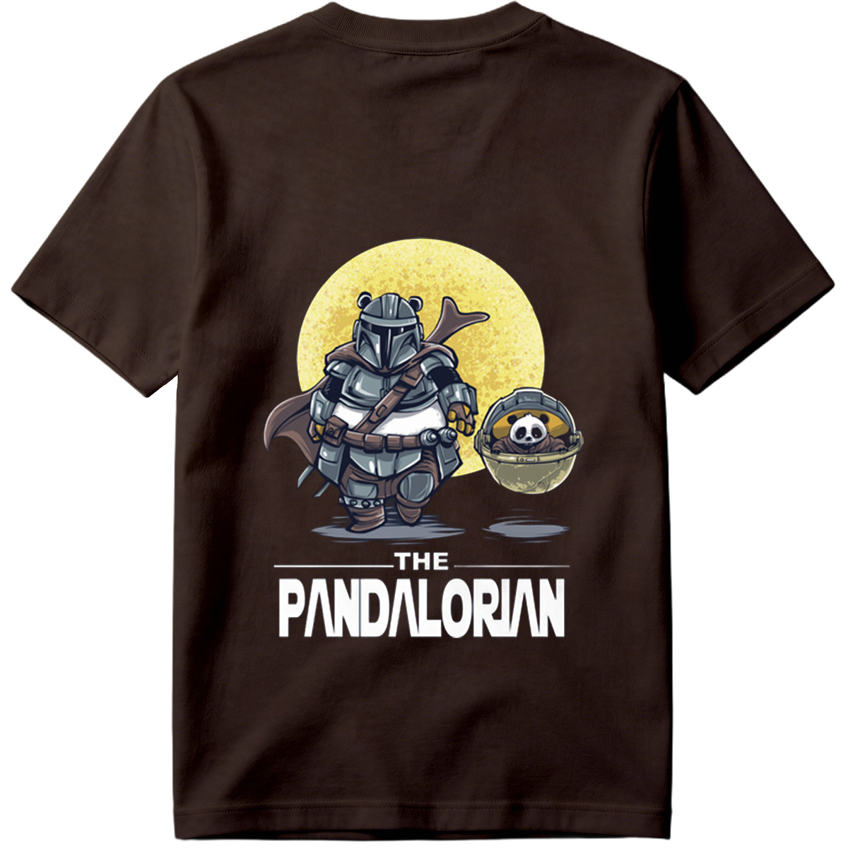 The Mandalorian with a Panda in the Child's Pod - Tee