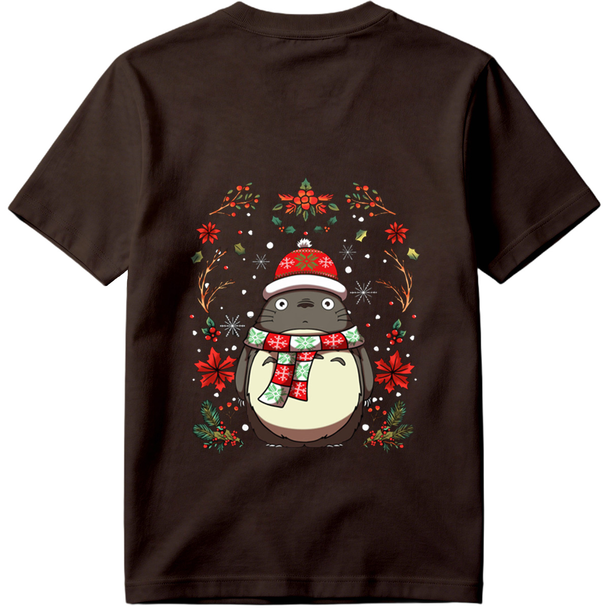 Totoro Christmas Holiday Design - Tee