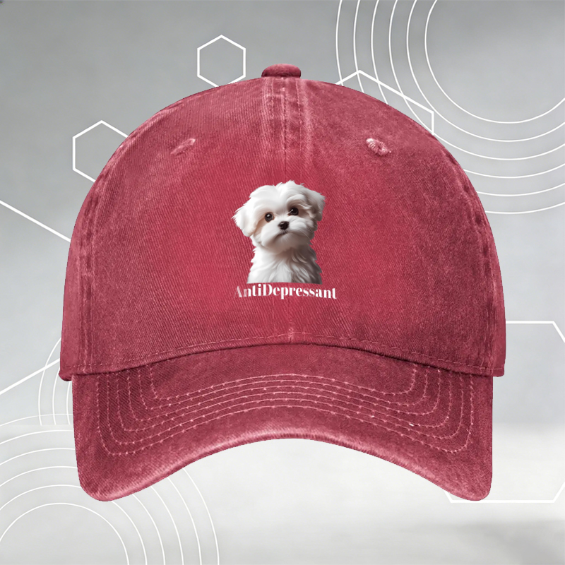New Baseball Cap Eat Sleep Counting Pills Repeat Floral Print Design Unisex Adjustable Hat for Daily Wear, Gym, Casual Outfits - Perfect for Teens, Adults & Fashion Lovers