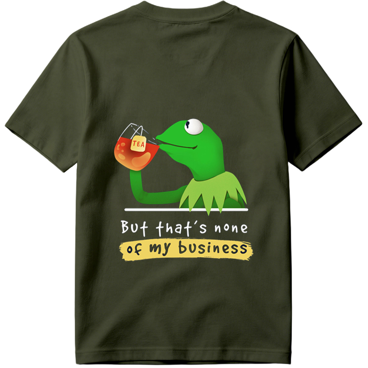 Kermit the Frog Sipping Tea: 