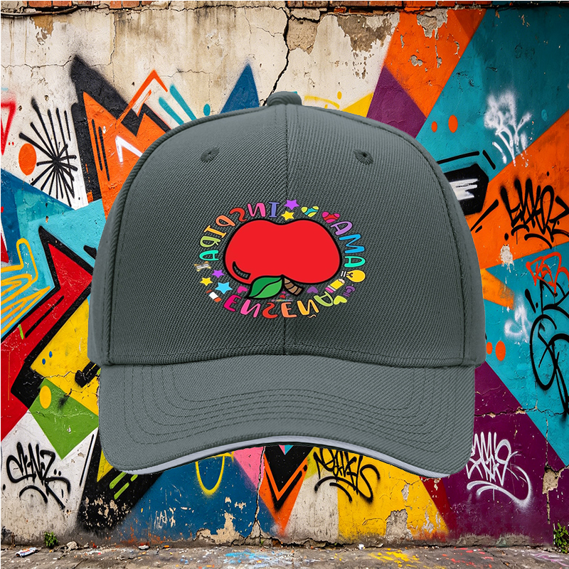 Unisex Classic Sandwich Hat with Colorful Apple and 
