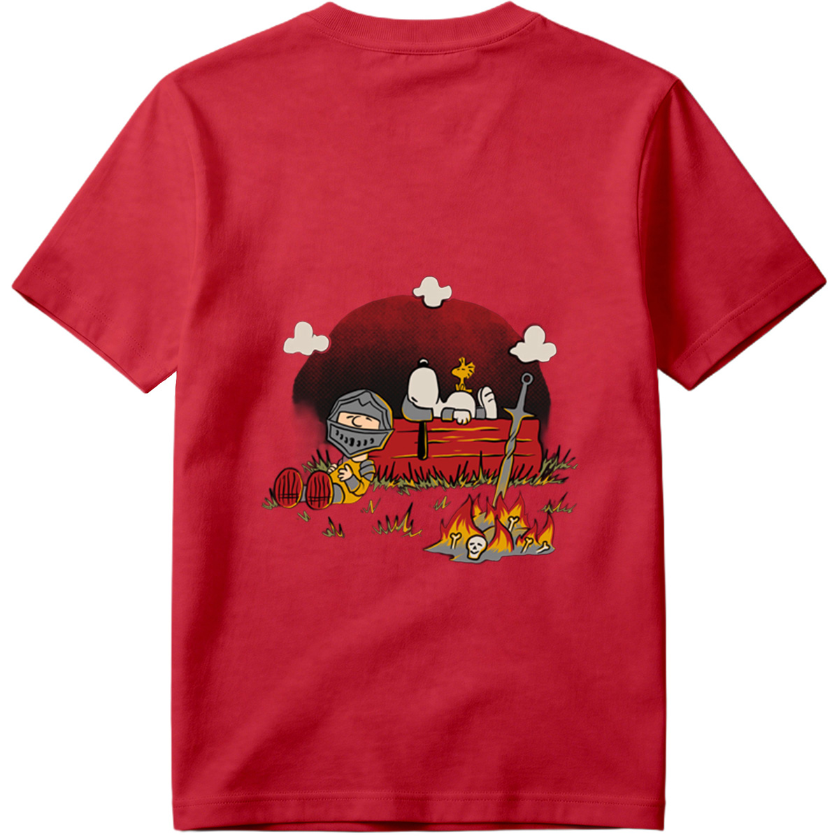 **Title:** Knight and Bone in the Moonlight - Tee