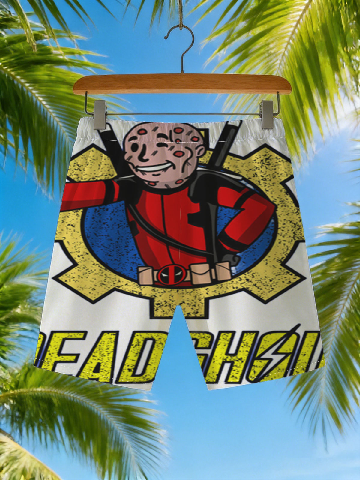 Deadpool: Merc with a Mouth in Action -  Beach shorts