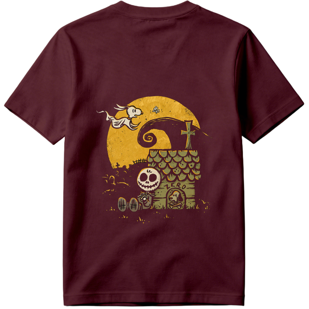 The Nightmare Before Christmas: Jack Skellington and Zero - Tee