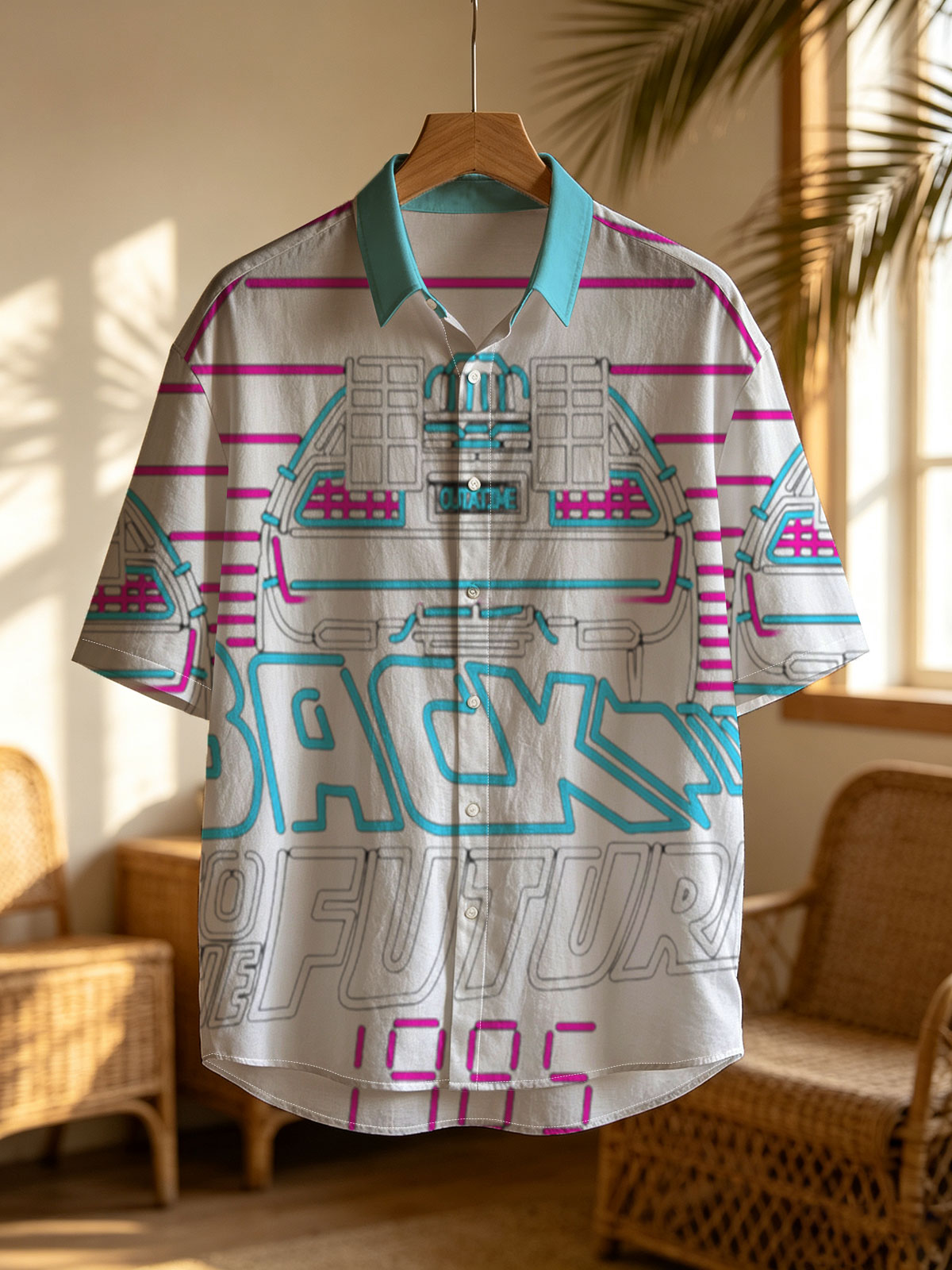 Back to the Future 1985 - Marty McFly, Doc Brown, DeLorean Time Machine -  Shirt